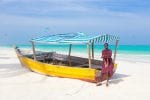 Zanzibar boat beach