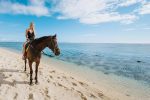 Aktiviteter Mauritius: rida på stranden